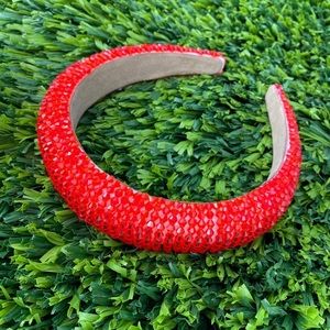 New red crystals headband